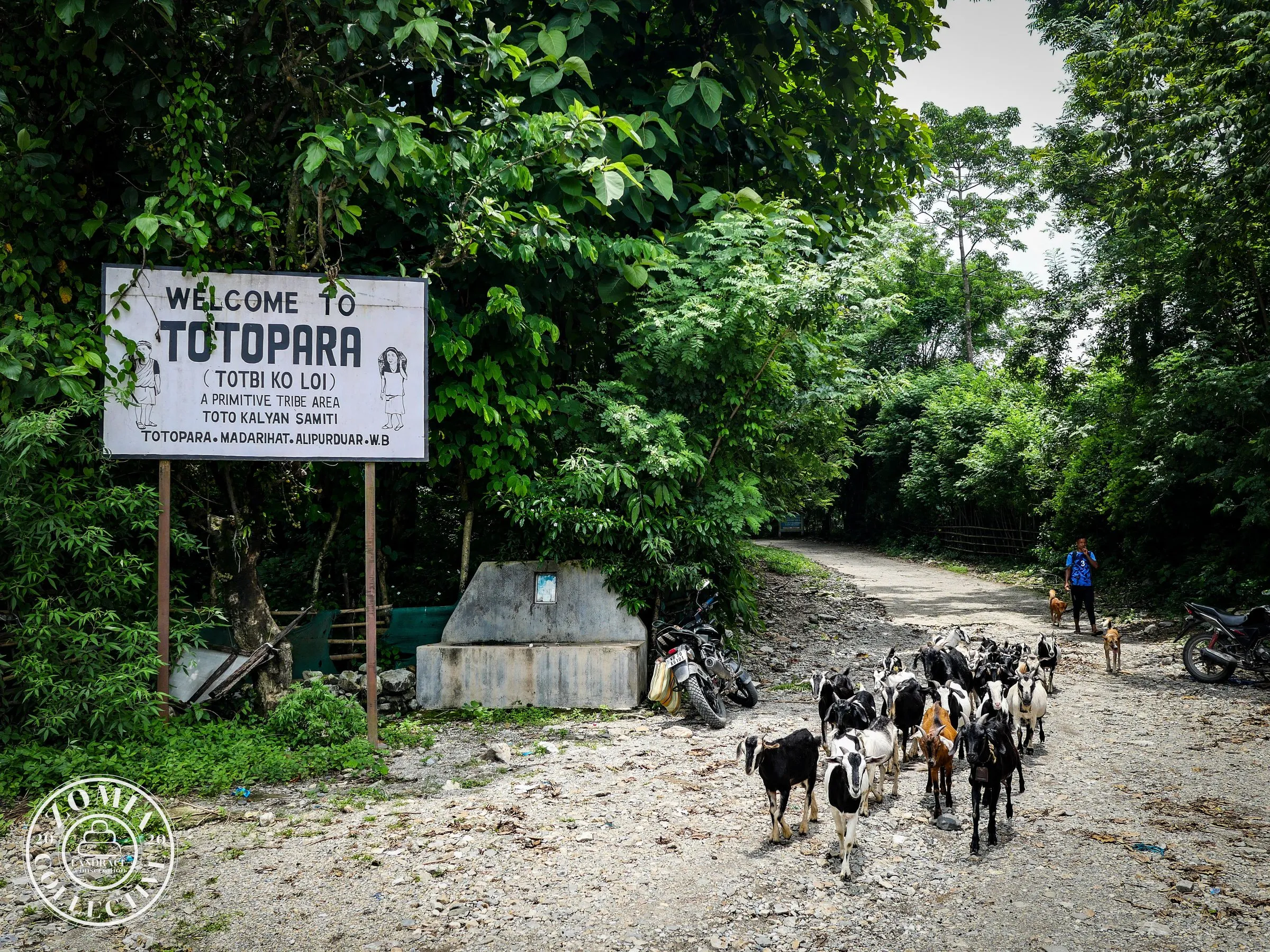 Entrance to Totopara Village