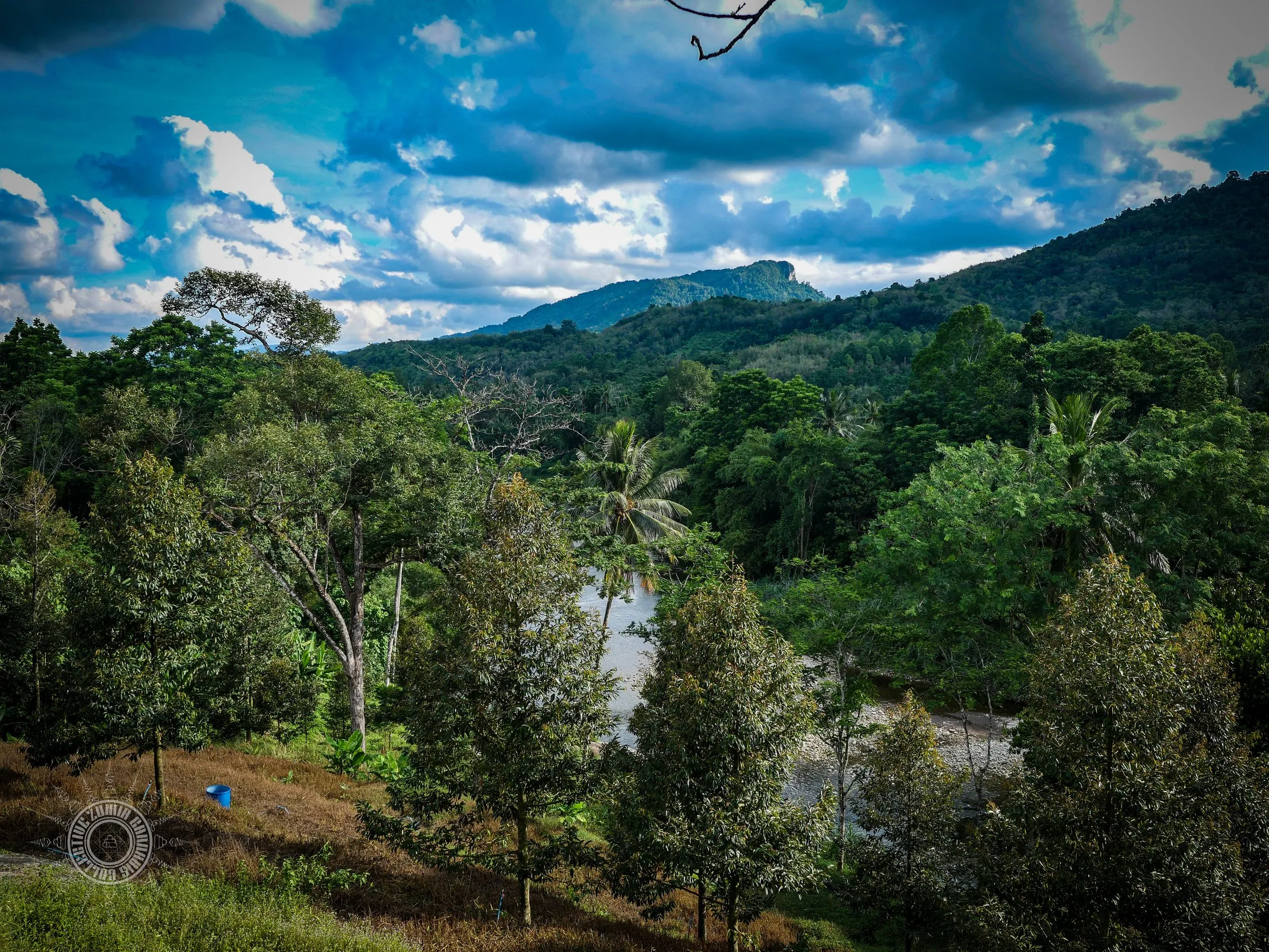 Looking out towards Lan Saka from Khiriwong